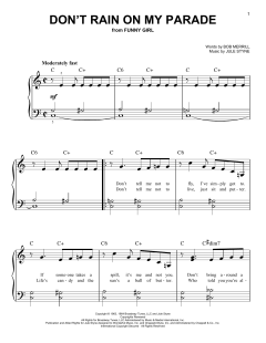 Don't Rain On My Parade von Jule Styne (Download) 