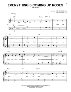 Everything's Coming Up Roses von Stephen Sondheim (Download) 