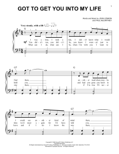 Got To Get You Into My Life von The Beatles (Download) 