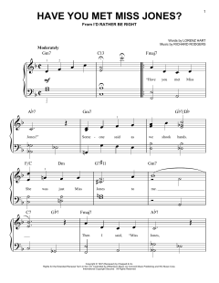 Have You Met Miss Jones? von Richard Rodgers (Download) 