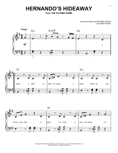 Hernando's Hideaway von Richard Adler (Download) 