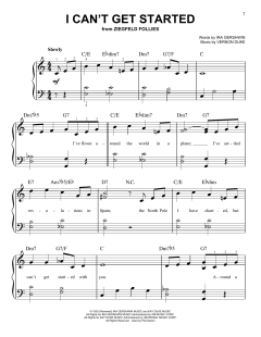 I Can't Get Started von Vernon Duke (Download) 