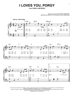 I Loves You, Porgy von Ira Gershwin (Download) 