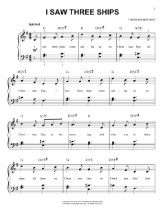 I Saw Three Ships von Traditional (Download) 