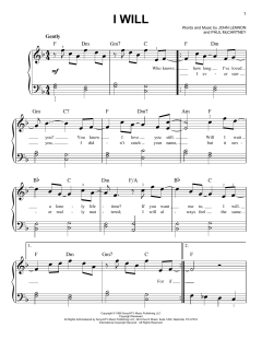 I Will von The Beatles (Download) 