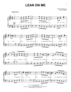 Lean On Me von Bill Withers (Download) 
