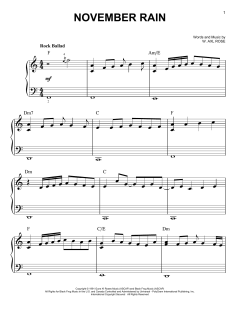 November Rain von Guns N' Roses (Download) 