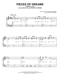 Pieces Of Dreams von Alan Bergman (Download) 