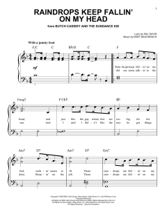 Raindrops Keep Fallin' On My Head von Hal David (Download) 