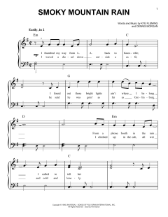 Smoky Mountain Rain von Ronnie Milsap (Download) 