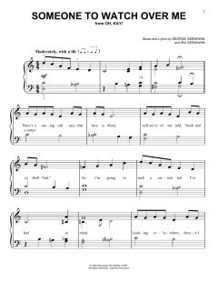 Someone To Watch Over Me von George Gershwin (Download) 