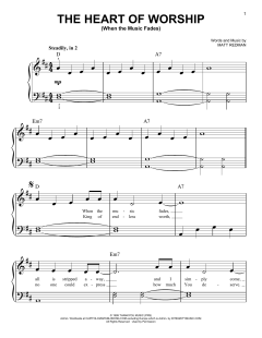 The Heart Of Worship von Matt Redman (Download) 