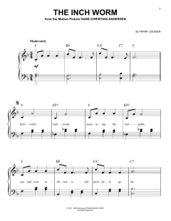 The Inch Worm von Frank Loesser (Download) 