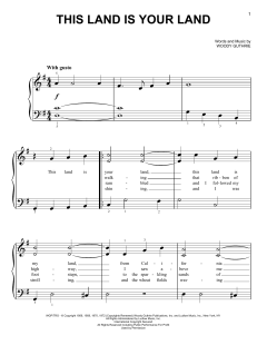 This Land Is Your Land von Woody Guthrie (Download) 