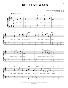 True Love Ways von Buddy Holly (Download) 