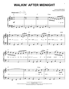 Walkin' After Midnight von Patsy Cline (Download) 