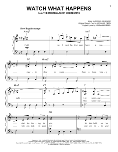 Watch What Happens von Michel Legrand (Download) 