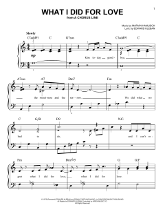 What I Did For Love von Marvin Hamlisch (Download) 