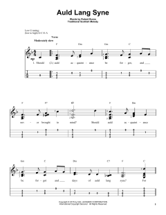 Auld Lang Syne von Robert Burns (Download) 
