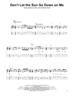 Don't Let The Sun Go Down On Me von Elton John (Download) 