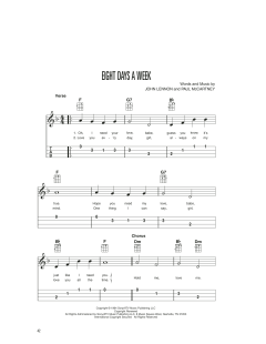 Eight Days A Week von The Beatles (Download) 