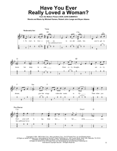 Have You Ever Really Loved A Woman? von Bryan Adams (Download) 