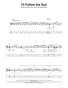 I'll Follow The Sun von The Beatles (Download) 