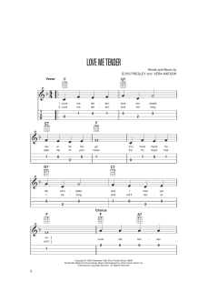 Love Me Tender von Elvis Presley (Download) 