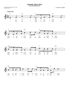 A Bushel And A Peck von Frank Loesser (Download) 