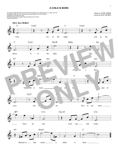 A Child Is Born von Thad Jones (Download) 