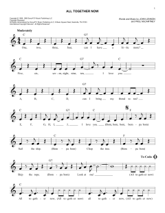 All Together Now von The Beatles (Download) 