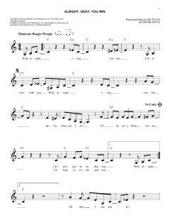 Alright, Okay, You Win von Peggy Lee (Download) 