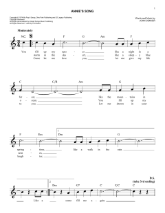 Annie's Song von John Denver (Download) 