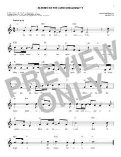 Blessed Be The Lord God Almighty von Robert D. Fitts (Download) 