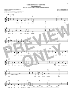 Come Saturday Morning von Dory Previn (Download) 