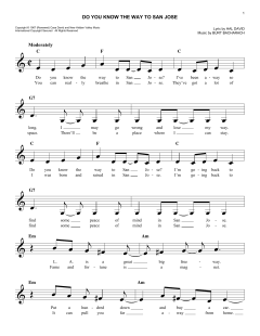 Do You Know The Way To San Jose von Dionne Warwick (Download) 