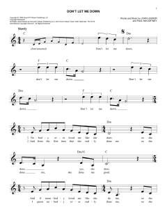 Don't Let Me Down von The Beatles (Download) 