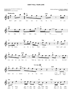 Don't Pull Your Love von Brian Potter (Download) 