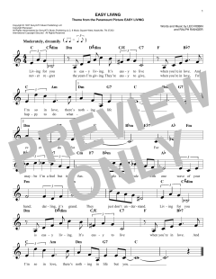 Easy Living von Billie Holiday (Download) 