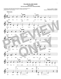 Falling In Love Again von Linda Ronstadt (Download) 