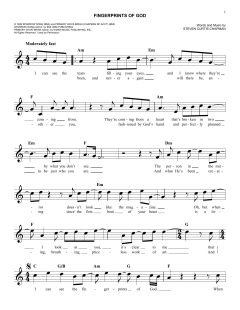 Fingerprints Of God von Steven Curtis Chapman (Download) 