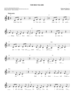 For Who You Are von Hillsong Worship (Download) 