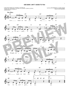 Gee Baby, Ain't I Good To You von Andy Razaf (Download) 