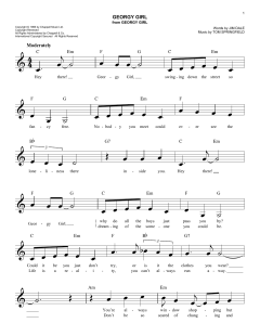 Georgy Girl von Tom Springfield (Download) 