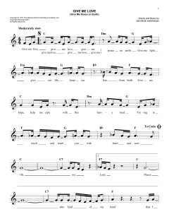 Give Me Love von George Harrison (Download) 