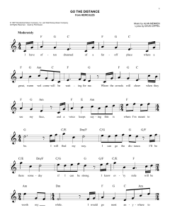 Go The Distance von Michael Bolton (Download) 