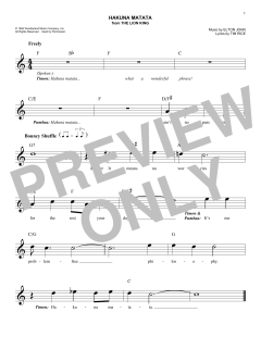 Hakuna Matata von Elton John (Download) 