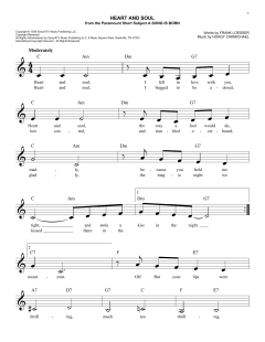 Heart And Soul von Frank Loesser (Download) 