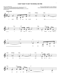 I Don't Want To Set The World On Fire von Sol Marcus (Download) 