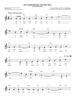 I Get Along Without You Very Well von Hoagy Carmichael (Download) 